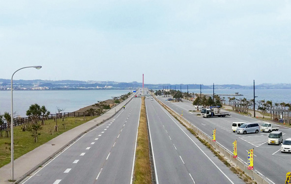 おすすめバイクツーリングスポット 海中道路
