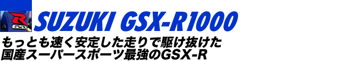 SUZUKI GSX-R1000 Ƃ肵ŋ삯 YX[p[X|[cŋGSX-R